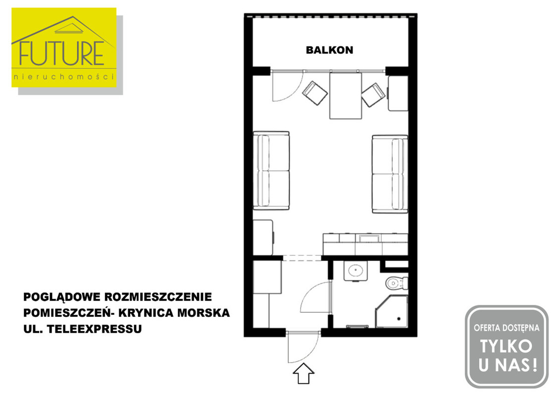 Elbląg FUTURE NIERUCHOMOŚCISprzedam apartament  - Krynica Morska, Teleexpressu    OFERTA