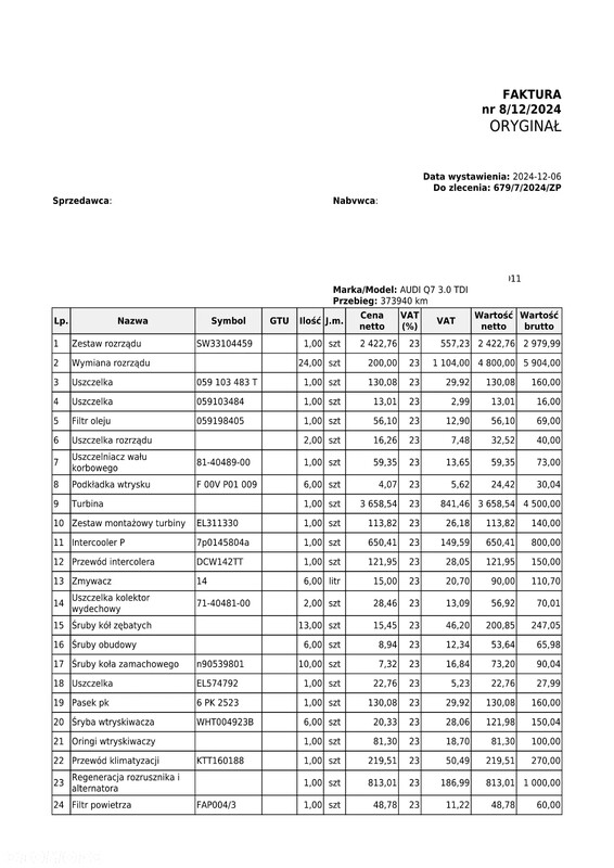 Elbląg Audi Q7 3.0 TDI QUATTRO 240KM, triptronic 8-bieg. , automat, skóry, navi, bose, 2011