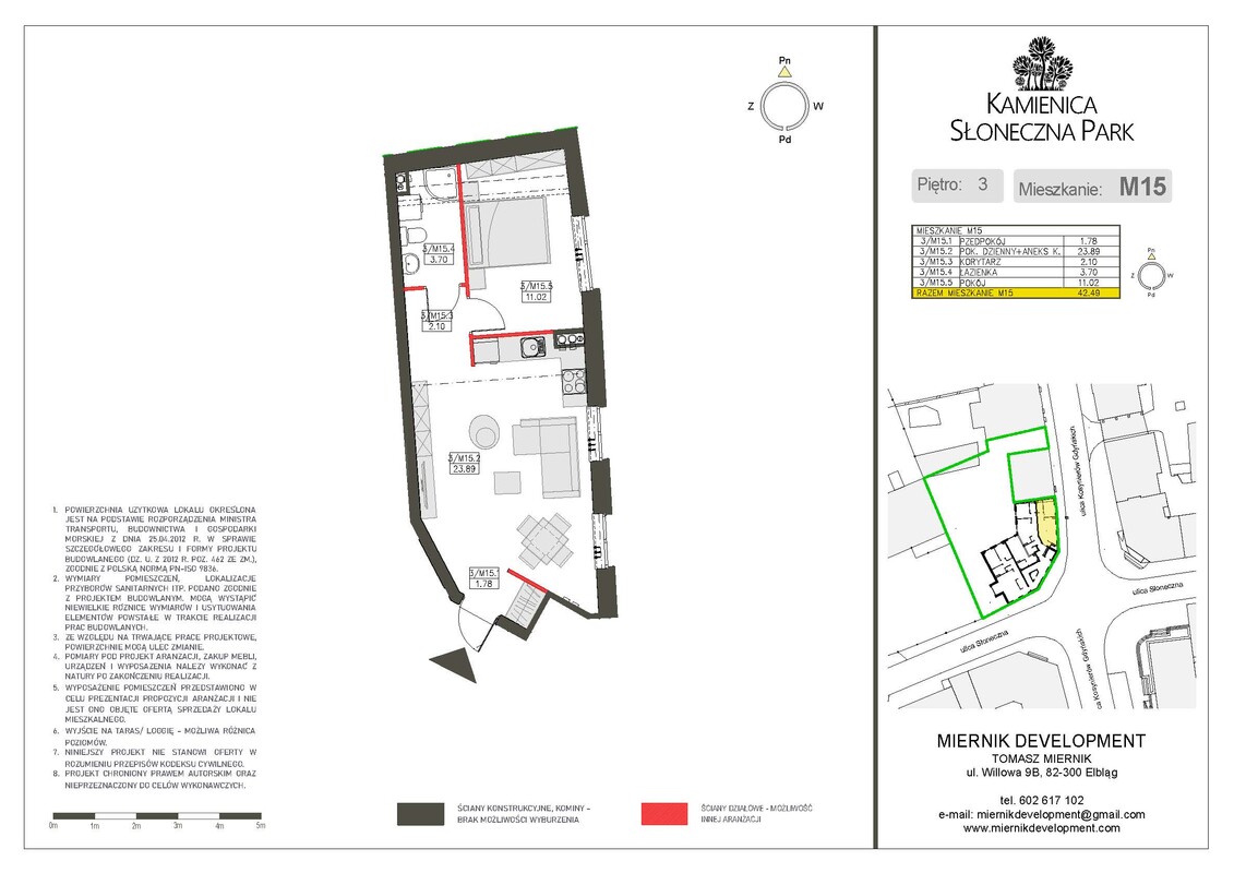 Elbląg   AMERICAN HOMEBIURO NIERUCHOMOŚCIKAMIENICA SŁONECZNA PARK 42,49 m2 2 POKOJETO MY SPRZEDAJEMYNIERUCHOMOŚCI