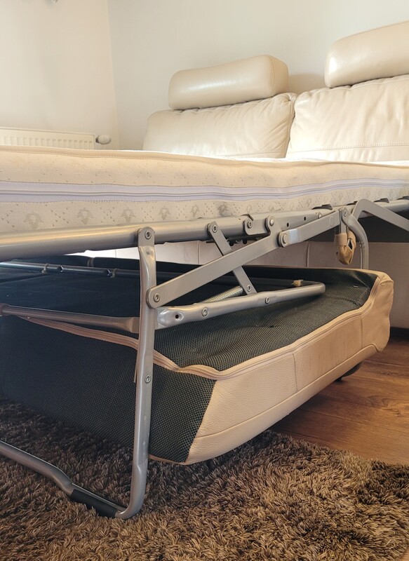 Elbląg Sofa, fotel, puf KLER/VERO skóra naturalna, beż