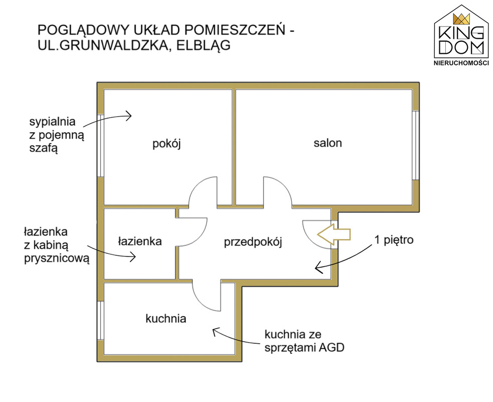 Elbląg 👑🏠 KINGDOM 🏠👑NIERUCHOMOŚCI BLISKO CIEBIE NA WYNAJEM