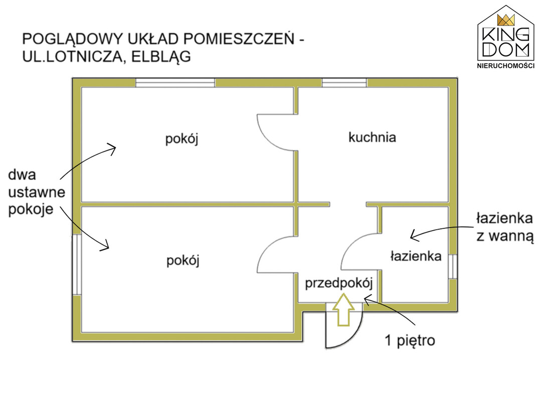 Elbląg 👑🏠 KINGDOM 🏠👑NIERUCHOMOŚCI BLISKO CIEBIE NA SPRZEDAŻ USTAWNE