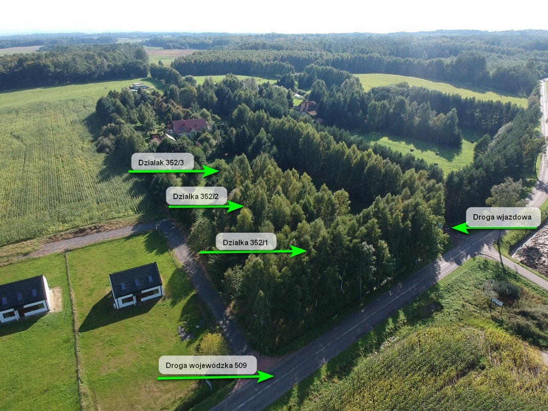 Elbląg SZULC & SZULC BIURO NIERUCHOMOŚCI NA SPRZEDAŻDziałka budowlana - Kamiennik Wielki, gmina