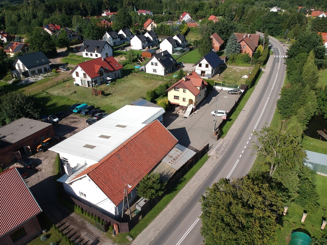 Elbląg SZULC & SZULC BIURO NIERUCHOMOŚCI NA SPRZEDAŻDOM Z HALĄ MAGAZYNOWĄ - Elbląg (Dąbrowa) ul.
