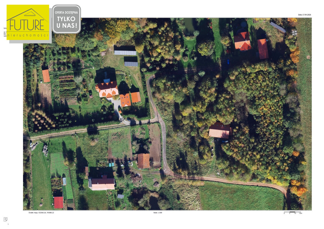 Elbląg FUTURE NIERUCHOMOŚCISprzedam dom - Jagodnik. PRZEPIĘKNIE POŁOŻONA DZIAŁKA Z DOMEM W STANIE SUROWYM