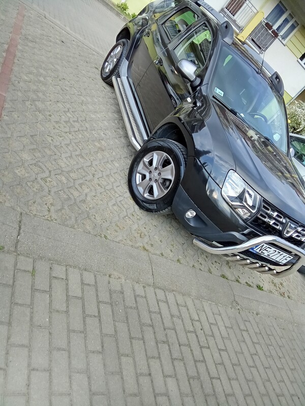 Elbląg Sprzedam: zadbana Dacia Duster SUV w kolorze czarnym, rok prod.2014,benzyna + LPG. Model Dacia Duster 13-Duster