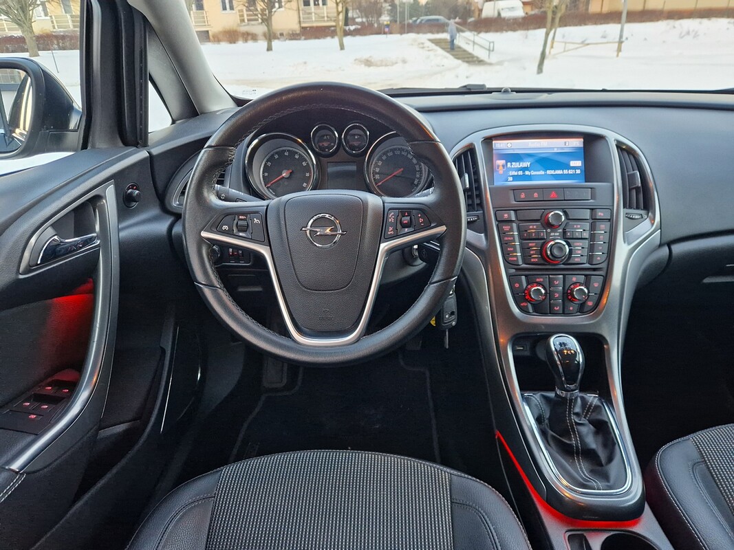 Elbląg Opel Astra J1.4TurboBenz 140 -Klima--Skóry-Alu-NaviSuper StanSerwisowany-Zarejestrowany w Polsce2012