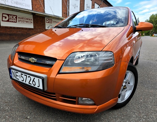 Elbląg Chevrolet Kalos Aveo  1,4Benzynka  94km Dobra  Wersja Wyposażenia 2006Rok-Elektryczne Szyby Abs