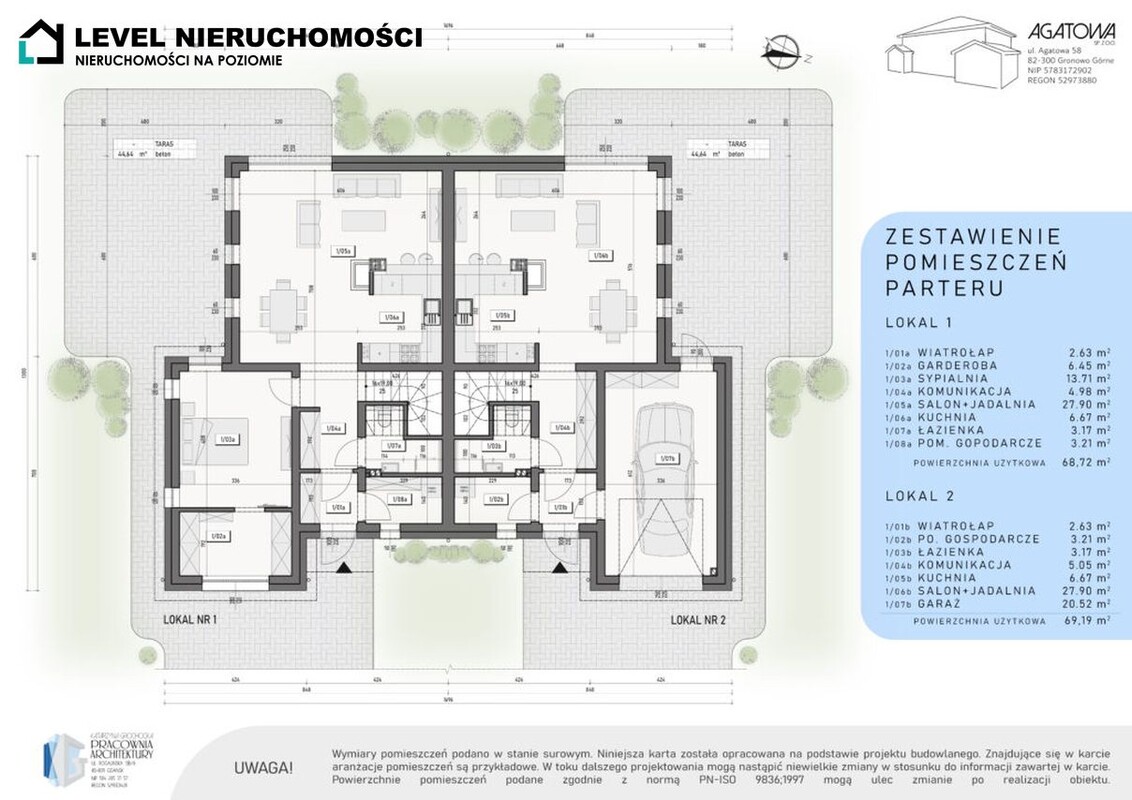 Elbląg LEVEL NIERUCHOMOŚCI Nowe domy - Osiedle AgatowaGronowo Górne NIERUCHOMOŚCI NA POZIOMIE