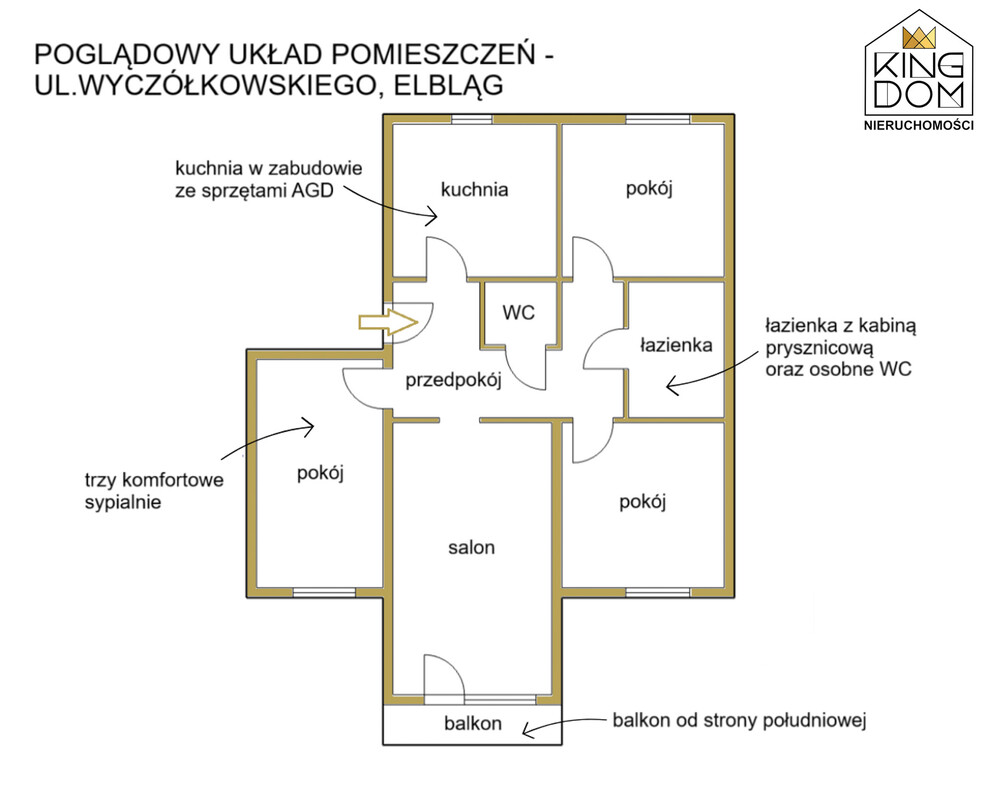 Elbląg 👑🏠 KINGDOM 🏠👑NIERUCHOMOŚCI BLISKO CIEBIE NA WYNAJEM