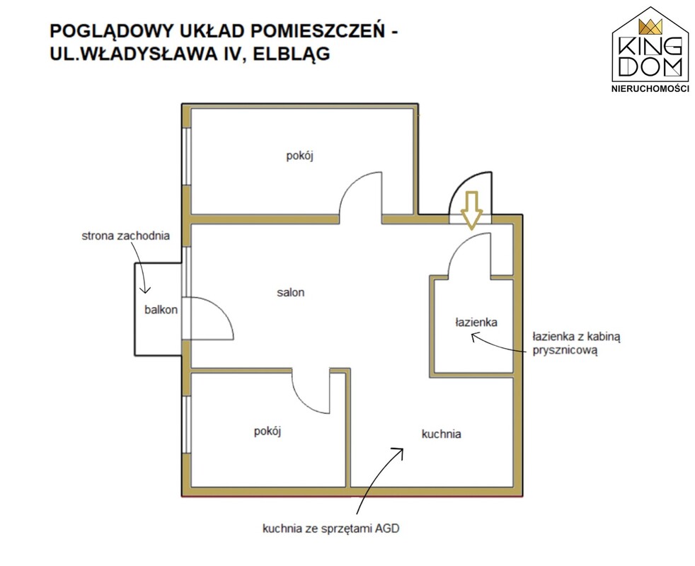 Elbląg 👑🏠 KINGDOM 🏠👑NIERUCHOMOŚCI BLISKO CIEBIE NOWOCZEŚNIE