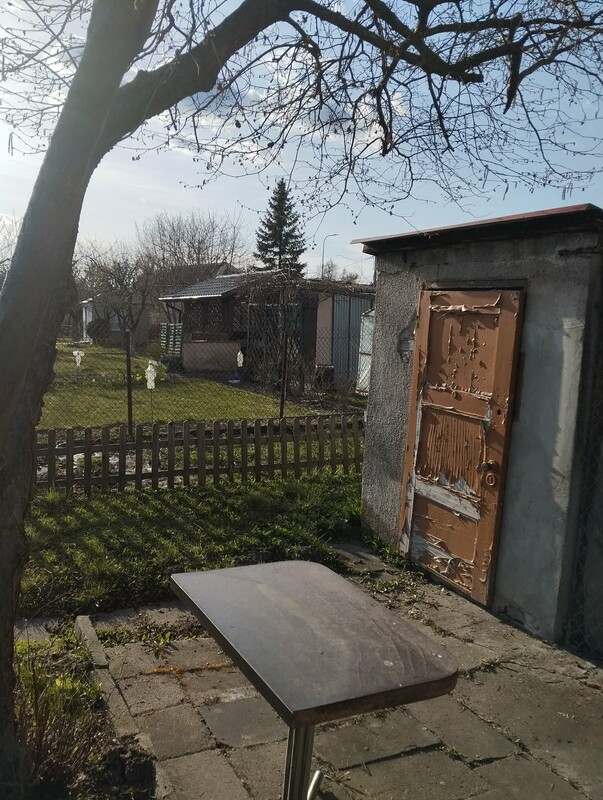 Elbląg Działka z altaną murowaną na sprzedaż
