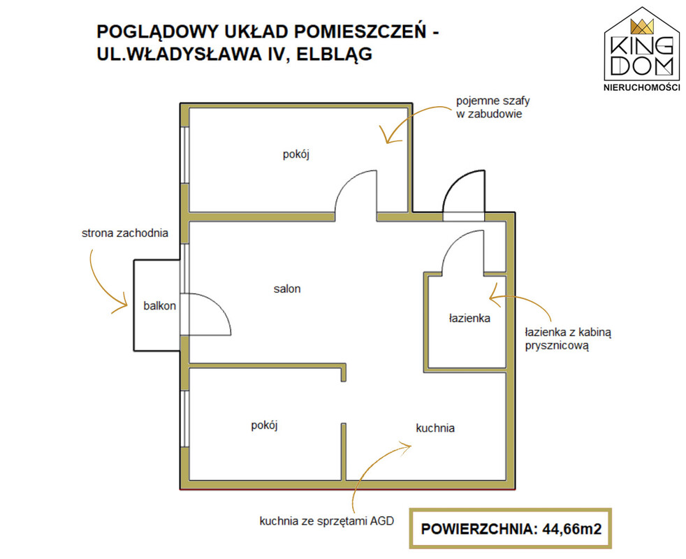 Elbląg 👑🏠 KINGDOM 🏠👑NIERUCHOMOŚCI BLISKO CIEBIE NA WYNAJEM