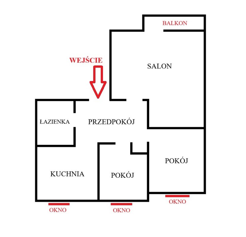 Elbląg NIERUCHOMOŚCI ANNA KRASZEWSKA Mieszkanie 3-pokojowe z zasobów SM Sielanka z przynależnym