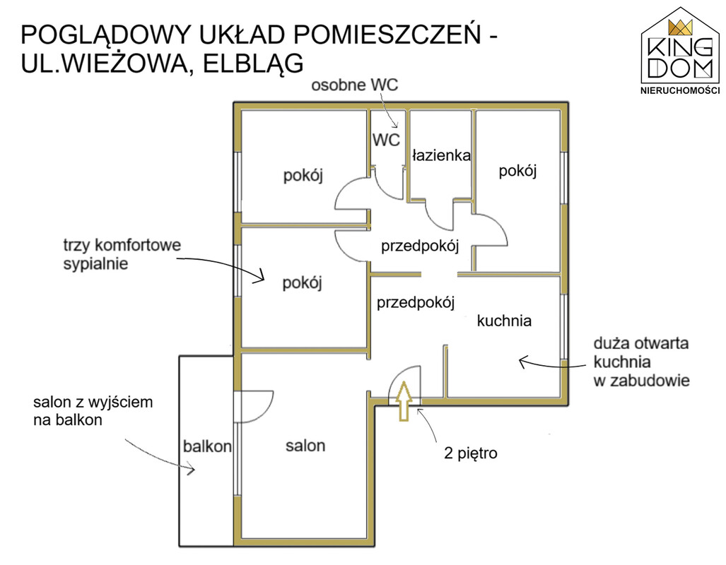 Elbląg 👑🏠 KINGDOM 🏠👑NIERUCHOMOŚCI BLISKO CIEBIE KOMFORTOWE I
