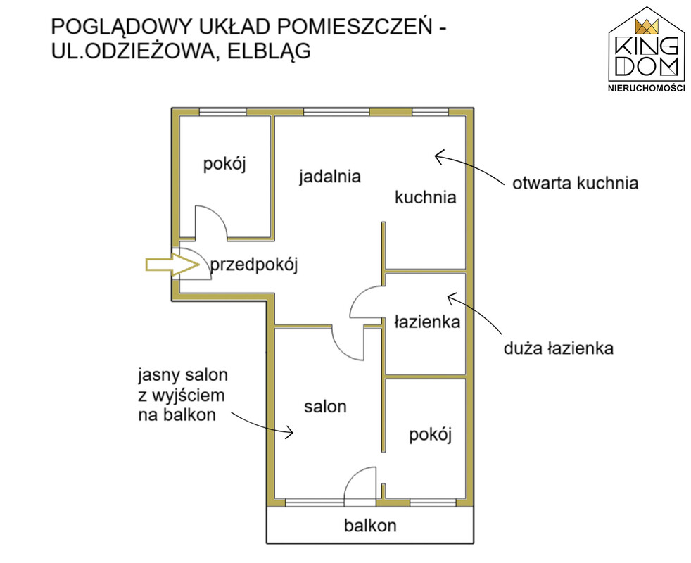 Elbląg 👑🏠 KINGDOM 🏠👑NIERUCHOMOŚCI BLISKO CIEBIE KOMFORTOWE