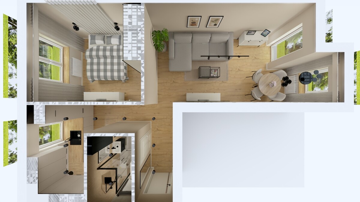 Elbląg WGN Nieruchomości oddział Elbląg prezentuję mieszkanie przy ul. Płk. Dąbka o powierzchni 43m2, gotowe do