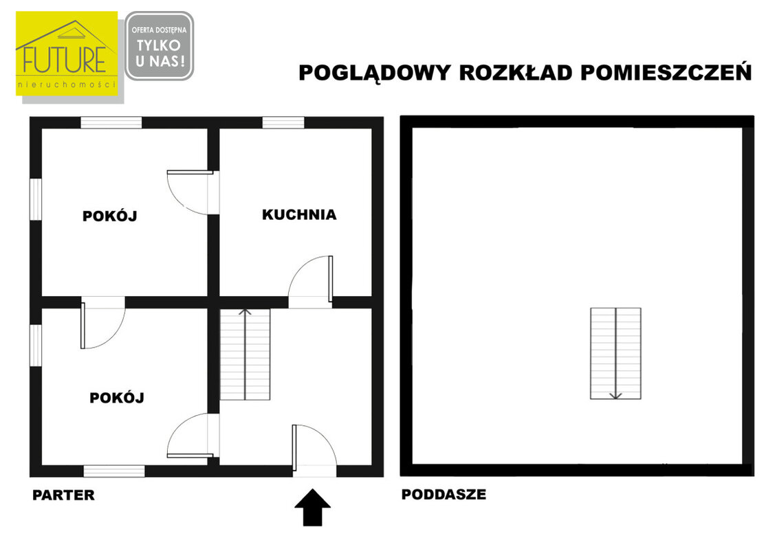 Elbląg FUTURE NIERUCHOMOŚCISprzedam dom - Ząbrowiec. DOM TYPU BLIŻNIAK POŁOZONY W MIEJSCOWOŚCI ZĄBROWIEC GMINA