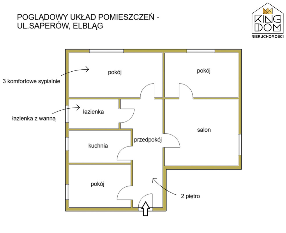 Elbląg 👑🏠 KINGDOM 🏠👑NIERUCHOMOŚCI BLISKO CIEBIE KOMFORTOWE