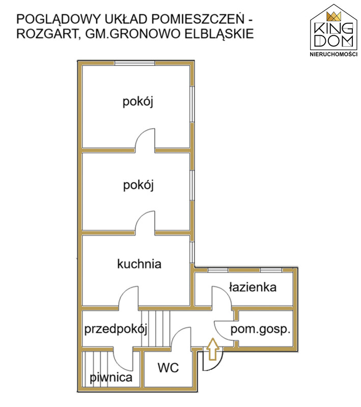 Elbląg 👑🏠 KINGDOM 🏠👑NIERUCHOMOŚCI BLISKO CIEBIE NA SPRZEDAŻ DUŻE,