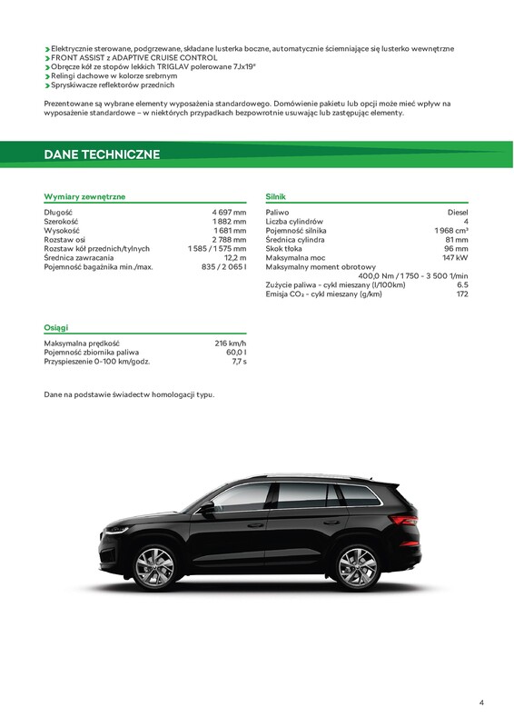 Elbląg SPRZEDAM skoda Kodiak 2022 maj, suv 4x4 diesel, automat, wartosc rynkowa 150000-185000 zl, moja wycena 155000