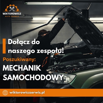 Elbląg Zatrudnimy:&nbsp; &nbsp; MECHANIKA SAMOCHODOWEGO&nbsp; Oferujemy:&nbsp; stabilne zatrudnienie w prężnie