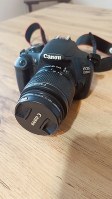 Elbląg Sprzedam aparat fotograficzny canon eos 1200 D + obiektyw 18-55 + obiektyw 70-210 + torba + ładowarka. Stan
