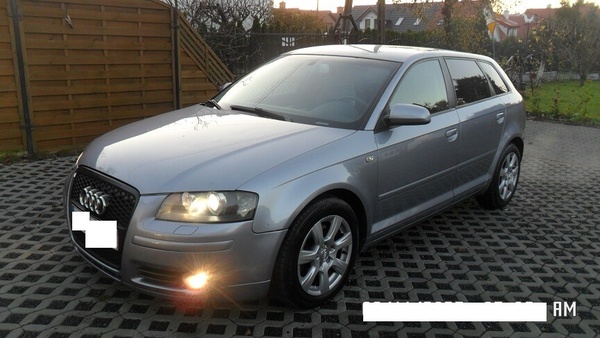 Elbląg AUDI - A3Model.2007POJ. - 2.0 diesel 170 kMklimatyzacja sprawna 6- biegowa skrzynia półskóry przyciemniane