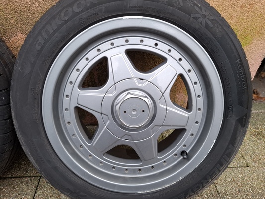 Elbląg Sprzedam alufelgi 15 cal 4×108 wraz z oponami od Audi 80 B3