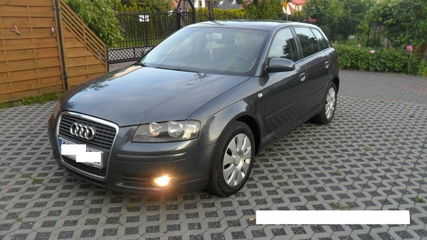 Elbląg AUDI - A3Model.2006POJ. - 1.968 diesel klimatyzacja sprawna 6- biegowa skrzynia czujniki cofania przód