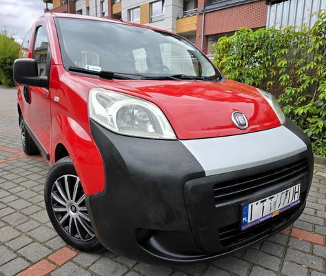 Elbląg Fiat Fiorino  1.3Diesel  75Km 2010Rok Zwinne Miejskie Autko Dostawcze-Wspomaganie Kierownicy Tempomat