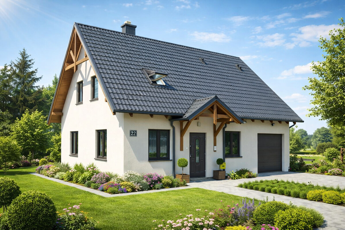 Elbląg DOM DREWNIANY JEDNORODZINNY ECOHOUSE XJesteśmy firmą zajmującą się produkcją domów drewnianych mieszkalnych