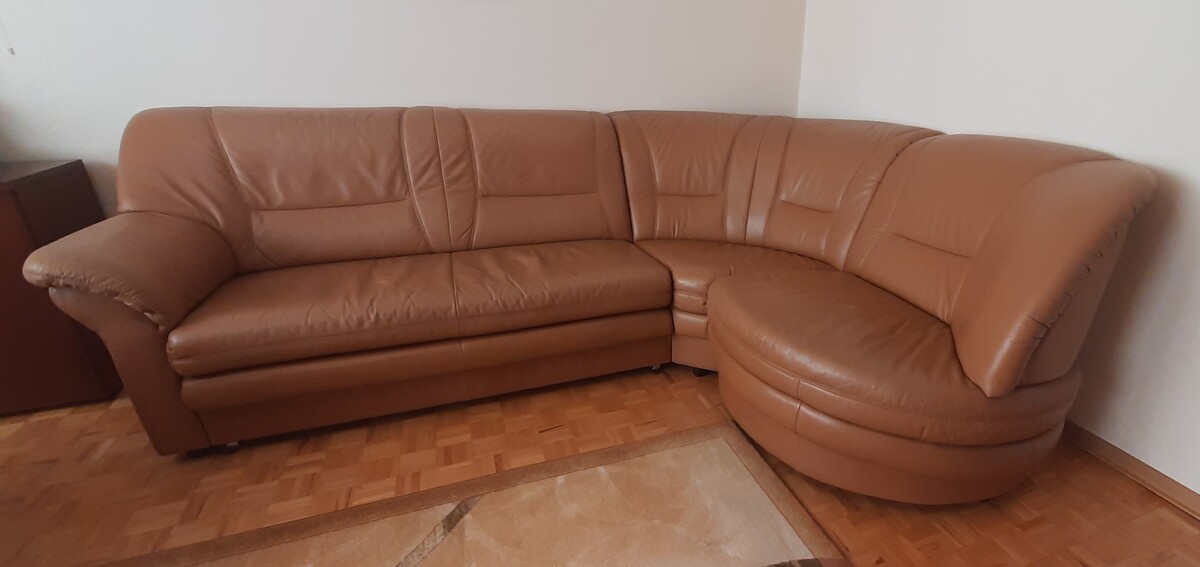 Elbląg Komplet wypoczynkowy z funkcją spania, skóra naturalna ETAP-SOFA
Sprzedam używany komplet wypoczynkowy w