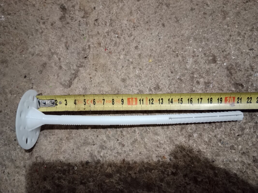 Elbląg Witam, mam do sprzedania kołki do styropianu z trzpieniem metalowym. Kołki są nowe - pozostałość po budowie.