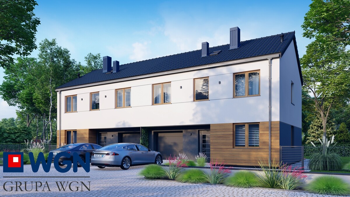 Elbląg NOWOCZESNY DOM W ZABUDOWIE DWULOKALOWEJ 116,37m² STAN DEWELOPERSKI
