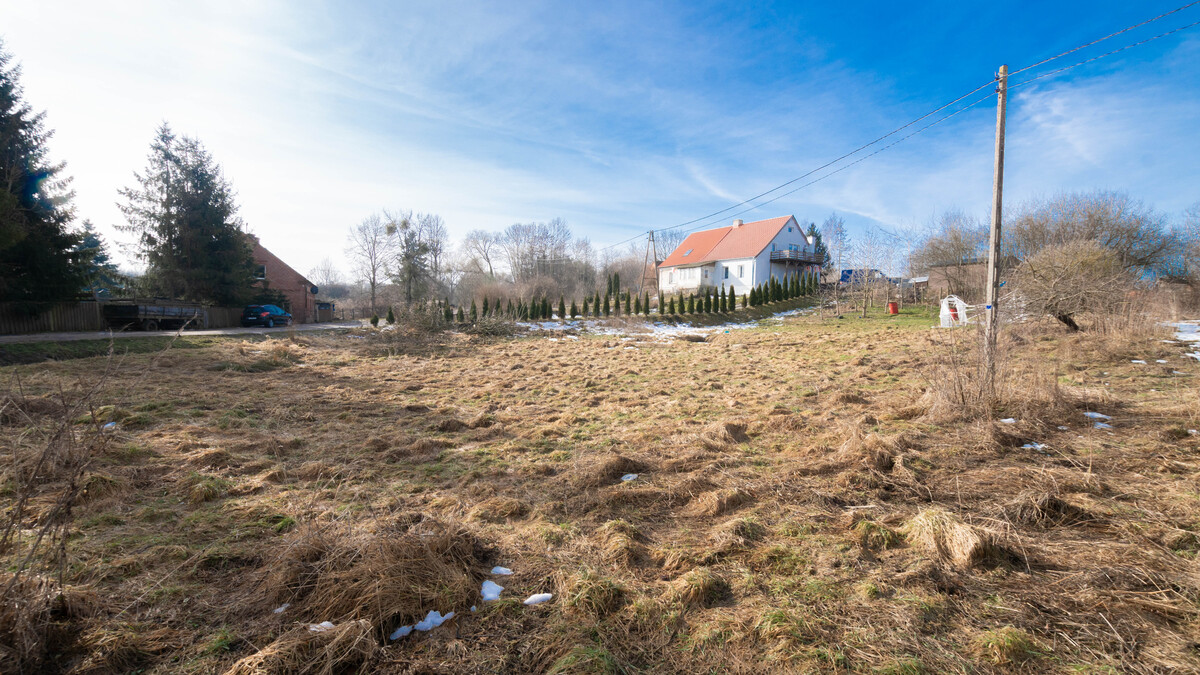 Elbląg * * * ABC NIERUCHOMOŚCI * * *NOWOŚĆ! DZIAŁKA Z WYDANYMI WARUNKAMI ZABUDOWYo pow. 1141 m2wjazd na działkę z