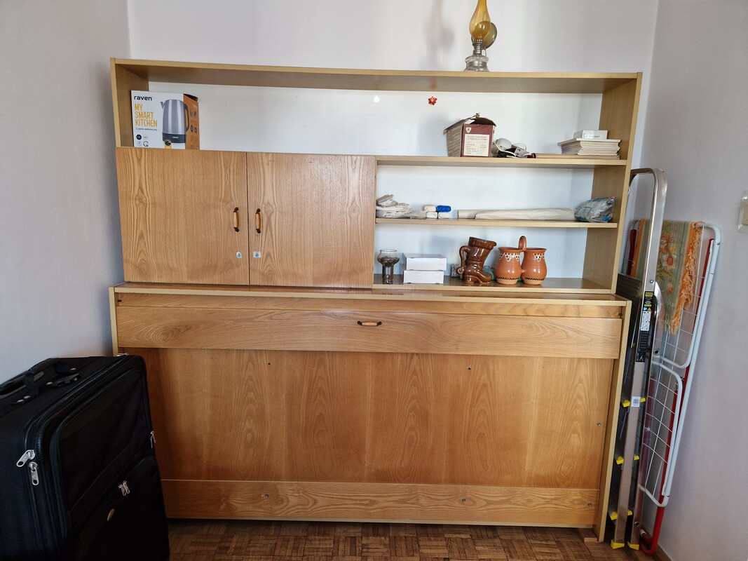 Elbląg Może komuś się przydadzą meble z PRL oddam meblościankę, tapczanopółkę, szafy, stoliki, szafka pod telewizor