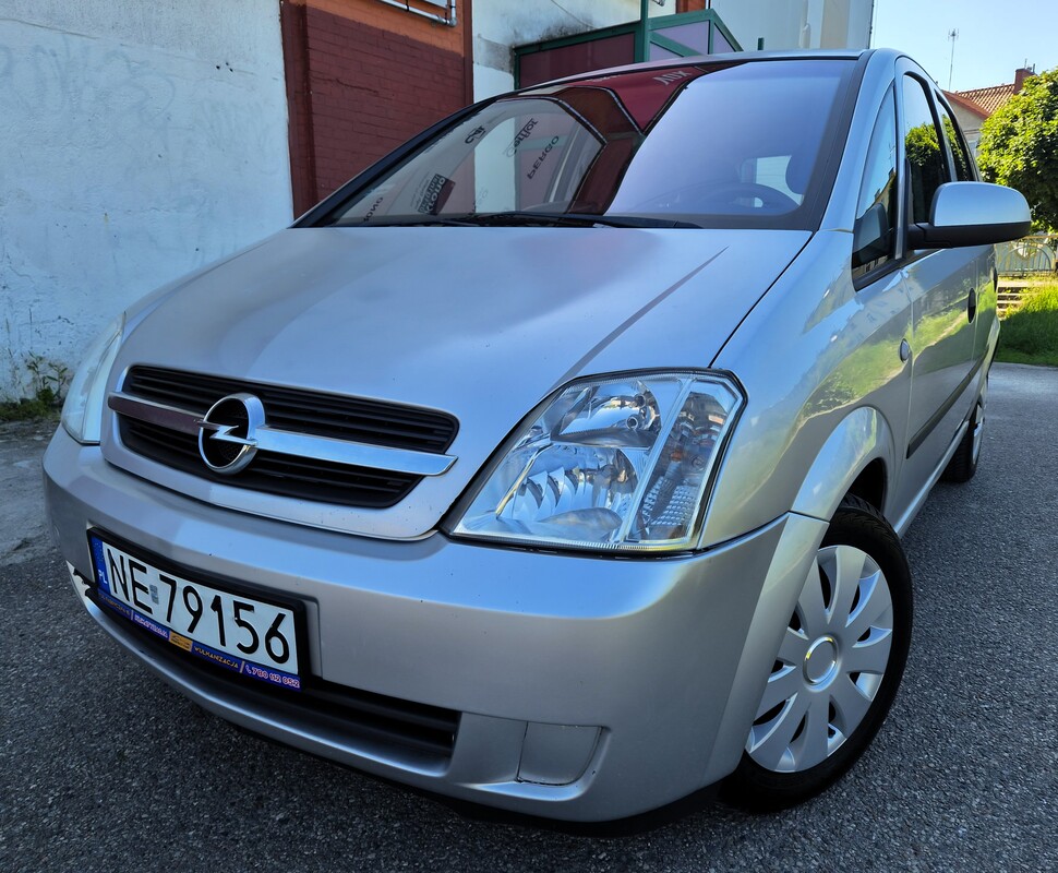 Elbląg Opel Meriva 1,6Benzynka 90KM 2005Rok Bardzo Dobry Stan Ekonomiczny -Klimatyzacja Wspomaganie
