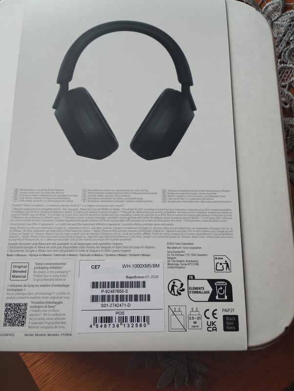 Elbląg Do sprzedania słuchawki Sony model WH -1000XM5 w oryginalnym nietkniętym opakowaniu. .. .. pochodzą z nagrody