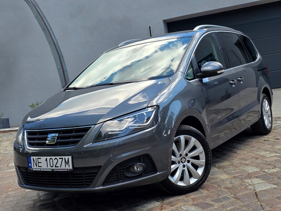 Elbląg Seat Alhambra 2.0TDI 150KMFULL Opcja Automat DSG 7MiejscZAREJESTROWANY2017