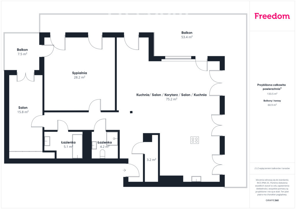Elbląg FREEDOM NIERUCHOMOŚCIWynajmę mieszkanie - Elbląg, Królewiecka. Luksusowe mieszkanie na wynajem w