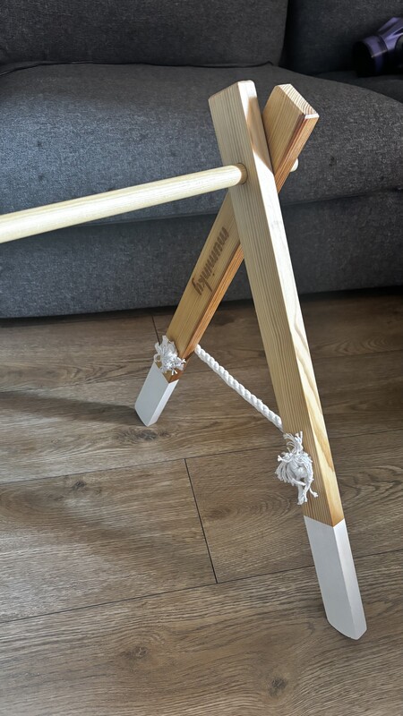 Elbląg Sprzedam stojak edukacyjny dla niemowląt baby gym Muminky. Stan używany jak nowy.