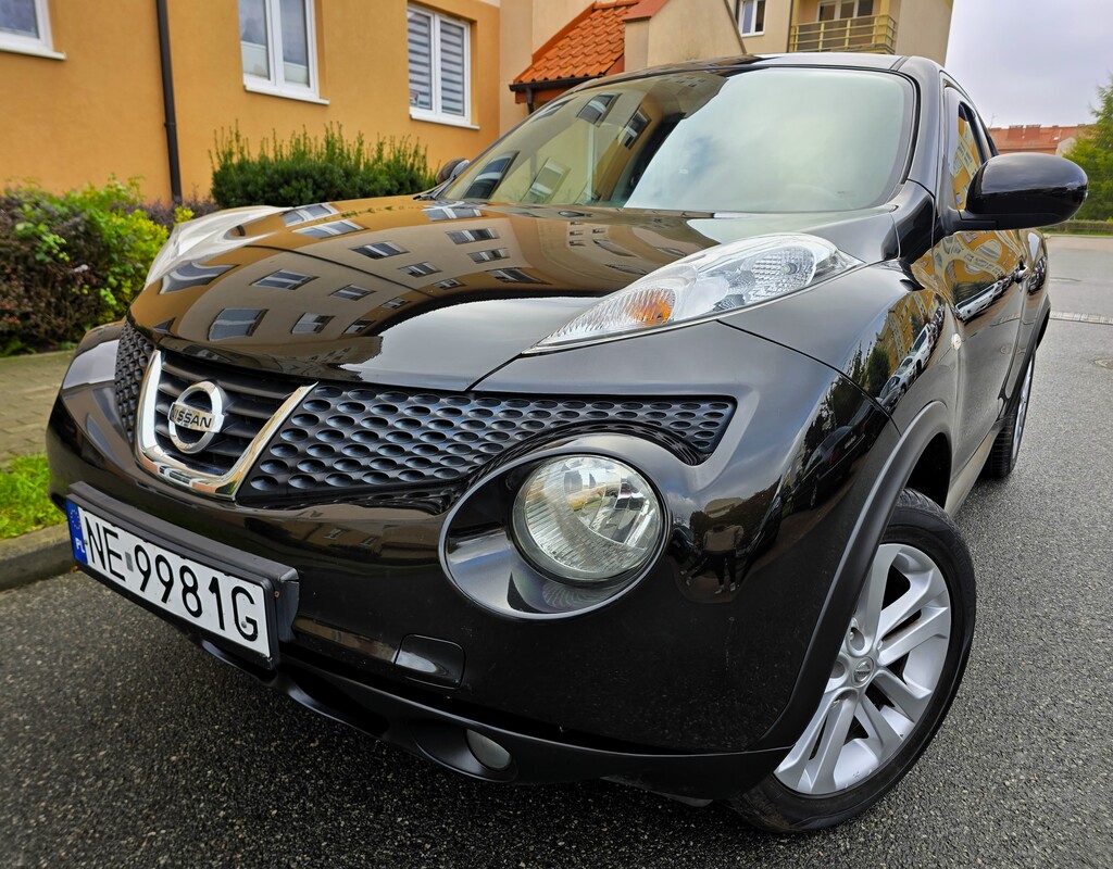 Elbląg Nissan JUKE 1.5Diesel 110KM 2013Rok Bardzo Dobry Stan Bogata Opcja-Klimatyzacja Klimatronik Kolorowa