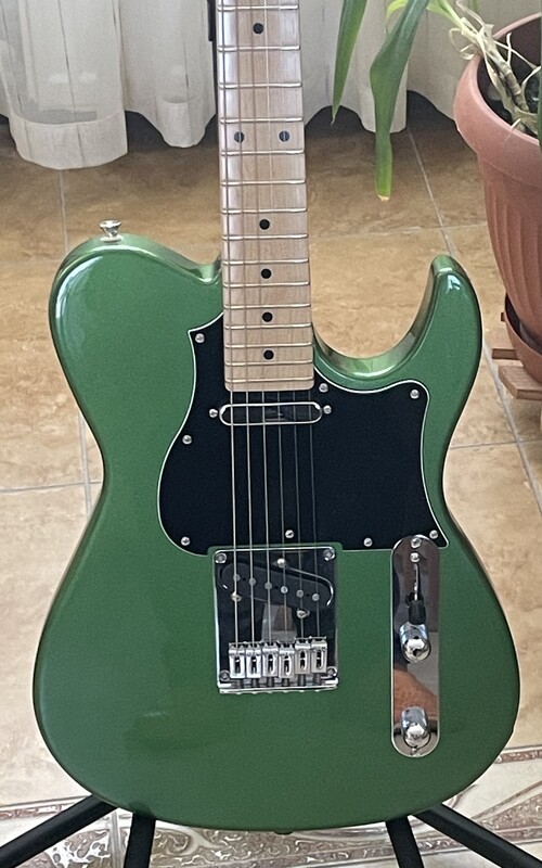 Elbląg 🎸 Piękny Telecaster FGN – japońska precyzja, wyjątkowy kolor, blokowane klucze Gotoh!