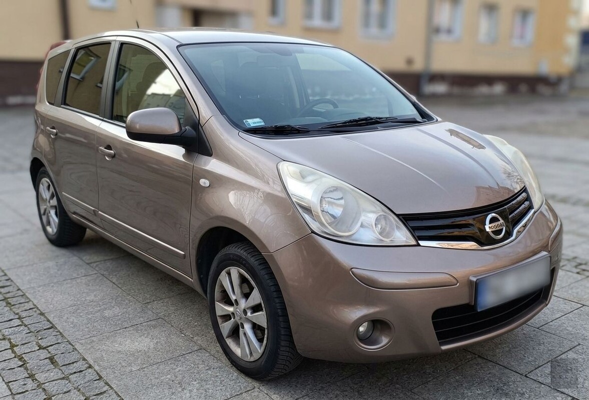 Elbląg Nissan Note 1.4 BenzynaPrzebieg: 186 000 kmRok produkcji 2009Model Nissan Note E11 Acenta Premium 65kWPrzegląd