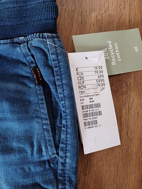 Elbląg Nowe z metką H& M jogger rozmiar 134