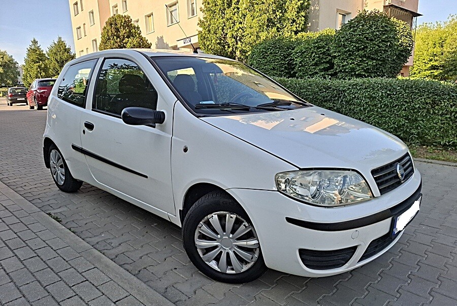 Elbląg FIAT PUNTO FL1.2 BenzynaPrzebieg 126 tyś. kmSerwisowany