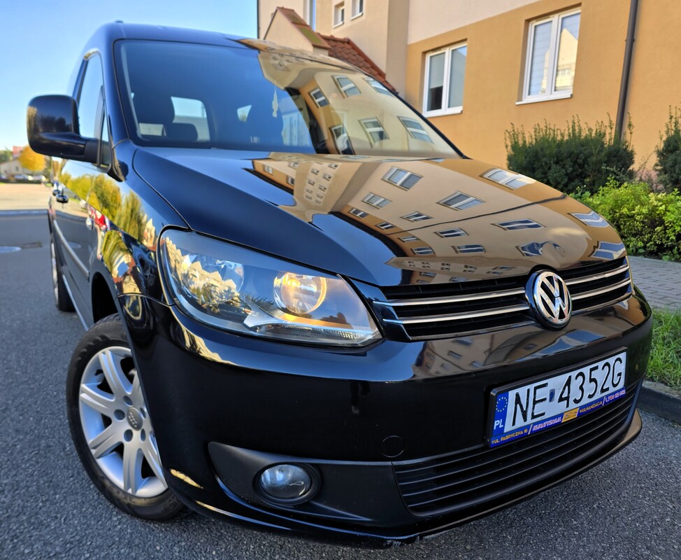 Elbląg Volkswagen CADDY 1.6Diesel 102KM 2011Rok Bardzo Dobry Stan Automatyczna DSG -Klimatyzacja