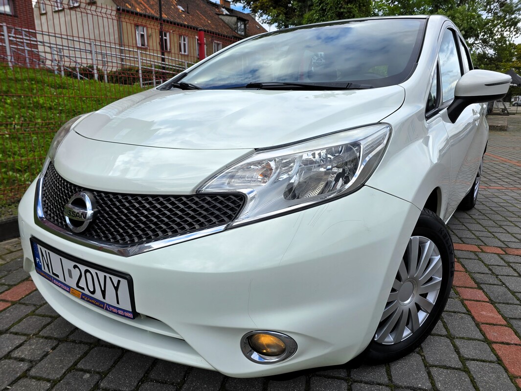 Elbląg Nissan Note 1.2Benzynka 80KM 2016Rok Bardzo Dobry Stan Ekonomiczny 4l/100km-Klimatyzacja Wspomaganie