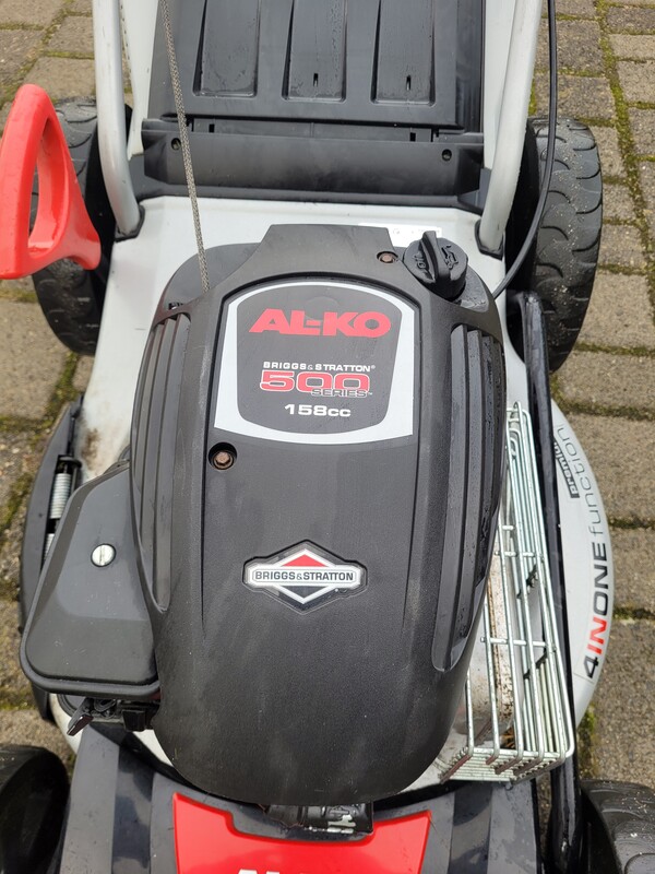 Elbląg Używana sprawna duża kosiarka spalinowa firmy AL-KO serii 500 model 470B napędzana niezawodnym silnikiem